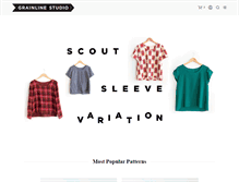 Tablet Screenshot of grainlinestudio.com